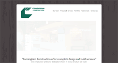 Desktop Screenshot of cunninghamconstructionmichigan.com